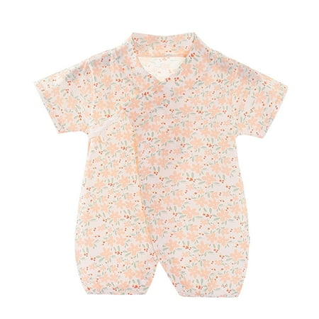 

WZHKSN Newborn Baby Girls Print Bodysuits