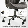 thumbnail image 5 of Ovios Office Chair Ergonomic Height Adjustable Home Computer Chair Rolling Swivel Task Chairs with Suede Leather, 5 of 7
