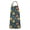 Pioneer Flower Floral-3, variant on Pioneer Flower Floral Print Pattern Apron for Women and Men, Cotton Linen Waterproof with Pockets, Adjustable, 33x27 Inch for Kitchen, Gardening, BBQ, Salon