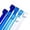 Blue, variant on Crepe Paper Streamers 8 Rolls 25m Crepe Paper Decorations for Birthday Party, Baby Shower or Reunion (Blue Gradient)