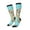 3 Black, variant on Women Crew Soft Moisture-wicking Socks World Travel Line Icons Map Pattern Design Cotton Socks, One Size fit All