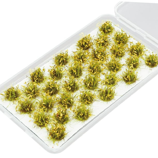 Modelo de mechones de Hierba de 32 piezas Baoblaze micro paisaje Hierba