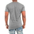thumbnail image 2 of Men's Irregular Hop Short Sleeve Button Shirt - Summer Casual Top, Comfortable Fabric, Daily/Vacation, 2 of 5