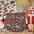 thumbnail image 5 of Fuzoiu Gingerbread Delights Print Christmas Gift Bag,Burlap Gift Bag with Drawstring Closure & Hang Tag,Perfect for Holidays, Birthdays, and Special Occasions-Small, 5 of 7