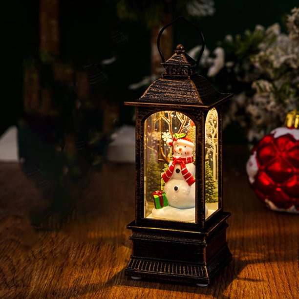 1pc Christmas Night Lamp, Christmas Lanterns, Home Decoration, Ideal Gifts, Halloween Decorations Lights Outdoor 5.5in/14cm*1.96in/5cm*1.96in/5cm