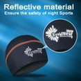 thumbnail image 6 of Evridwear Reflective Lightweight Running Beanie, Cycling Hat, Skull Cap Helmet Liner (1 Piece Orange), 6 of 9