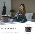 thumbnail image 3 of unbranded Organizador Redondo De Fieltro Para Sombreros Resistente Y Plegable Con Ventana Visible, 3 of 6