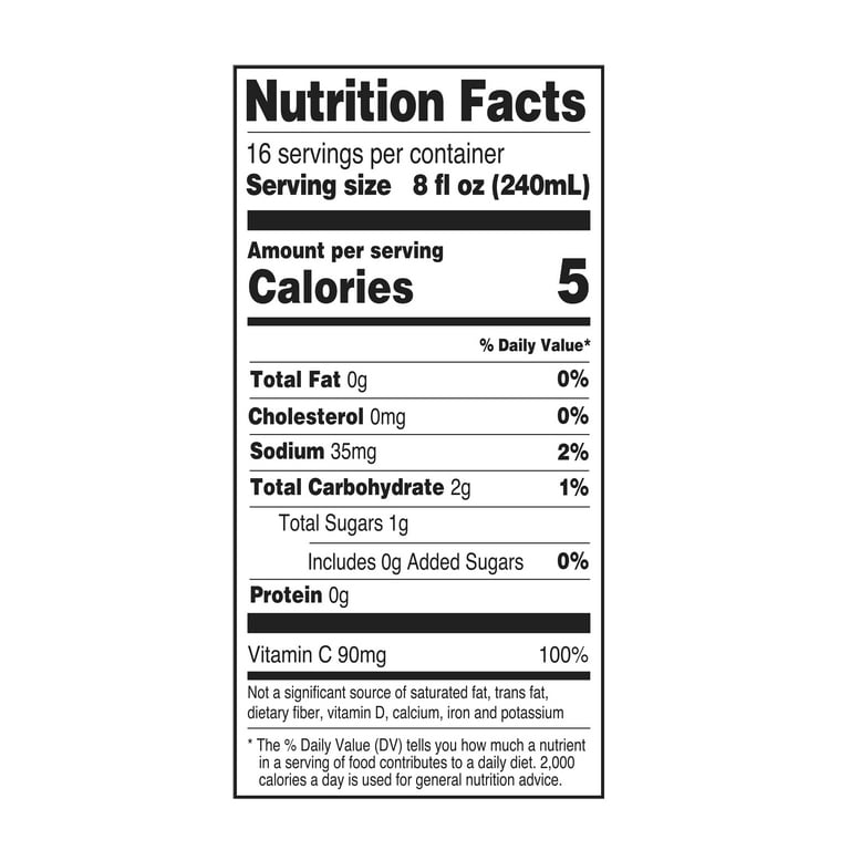 diet cranberry juice nutrition facts