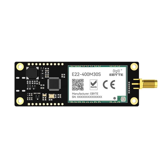 433M SX1268 Lora Wireless Offline Development Test Board E22-400MBH-SC 30dbm Button Control OLED RF Transceiver Long Range Low Power