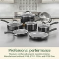 thumbnail image 5 of Cuisinart Ceramica XT 11-Piece Nonstick Ceramic Cookware Set with Steamer Insert, Black, 5 of 7