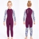 thumbnail image 5 of Sonducket Trajes de neopreno para niños traje de buceo a prueba de frío secado rápido engrosamiento 2,5 MM traje de baño de cuerpo completo para Deportes acuáticos Púrpura L Sonducket OD003675-03, 5 of 6