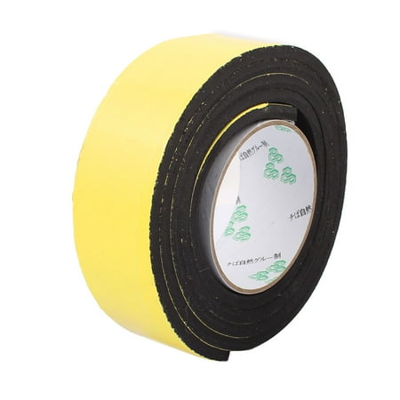 45mm x 6mm One Sided Self Adhesive Shockproof Sponge Foam Tape 2M Length
