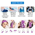 thumbnail image 4 of 10 Uds. Toalla de enfriamiento Toalla de hielo Toallas de enfriamiento para el cuello y la cara Toalla de enfriamiento de microfibra para gimnasio, viajes, yoga, camping, correr, (10 colores, 4 of 5