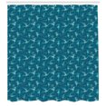 thumbnail image 3 of Ambesonne Ballet Shower Curtain, Snowflake Ballerina Dancers, 69"Wx75"L, Petrol Blue Turquoise, 3 of 3