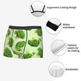 thumbnail image 3 of Honeii Broccoli 3 Print Mens Boxer Briefs Breathable,Boxer Brief for Men, Moisture-Wicking Underwear-Small, 3 of 5