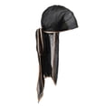 thumbnail image 4 of Sombrero de Bandana Sunnimix Gorra de cola larga Negro dorado, 4 of 8