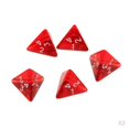 thumbnail image 1 of 10pcs 4 Sided D4 Dice for Playing RPG Board Game Favours and Math Teaching, 1 of 4
