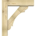 thumbnail image 3 of Ekena Millwork 8"W x 34"D x 38"H Olympic Block Rough Sawn Bracket w/ Offset Brace, Douglas Fir, 3 of 25