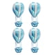 thumbnail image 1 of WORGEOUS Globo de película de aluminio con globo de aire caliente, 4 Uds., para boda, cumpleaños, Baby Shower, 1 of 8