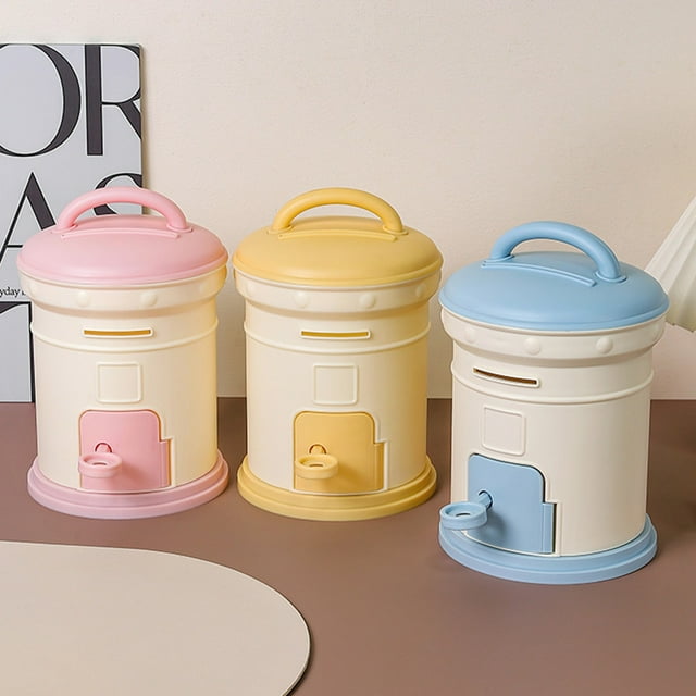 Sentmoon Cute Mini Mailbox Coin Bank Plastic Storage Box Email Deposit Money Saving Box Desk Organizer Unique Gift for Kids Home office Decor