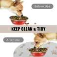 thumbnail image 4 of Dog Food Mat - Cat Dish Mat Dog Bowl Mat - No Stains Easy Clean Dog Mat for Food and Water - Absorbent Quick Dry Pet Mat, 16.9"x24" Navy Blue, 4 of 6
