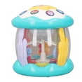 thumbnail image 1 of Kids Musical Drum Toy, Safe Plastic Colorful Lights Baby Musical Toy Transparent  For Games, 1 of 8