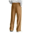 thumbnail image 5 of RYDCOT Men's Pleated Baggy Dress Pants High Waisted Straight Leg Pants Casual Work Trousers with Pockets Slacks for Men Khaki, 5 of 9