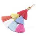 thumbnail image 2 of Tassel Keychain Fashion Multipurpose Key Ring Pendant Pom Pom Tassel Bag Charm, 2 of 7