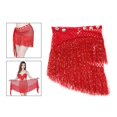 thumbnail image 4 of Bufanda de Cadera para Danza del Vientre Sunnimix Rojo, 4 of 8