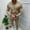 Khaki, variant on Dpytoraw Men's Suit Fashion Sports Solid Color Long Sleeve Half Plus Solid Color Pants Two Piece Set