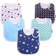 thumbnail image 1 of Baberos KiddyStar de algodón orgánico para bebés, ajustables y absorbentes, 1 of 7