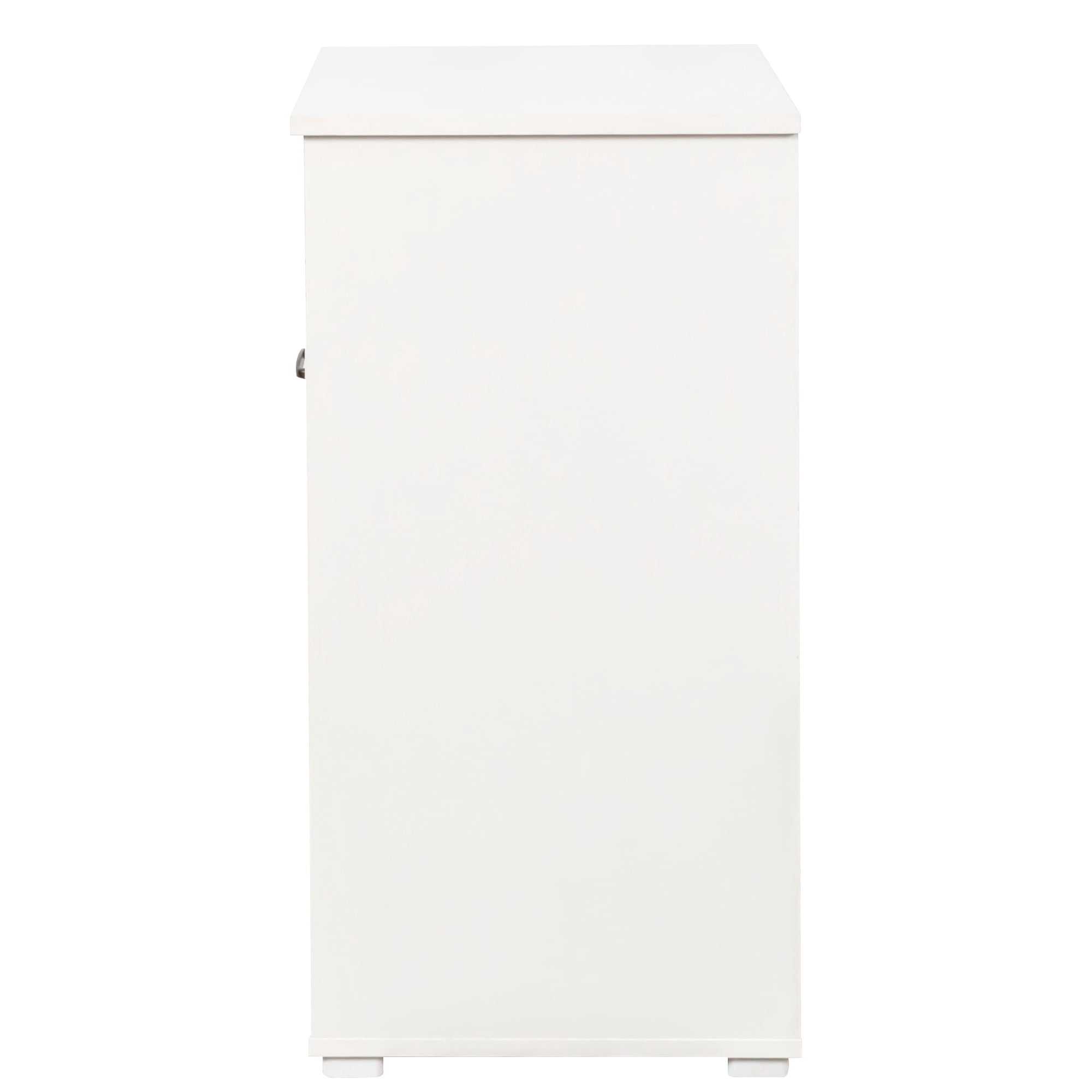 Laundry Cabinet with 1 Removable Liner Bag for Bathroom Laundry Room, White