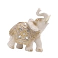 thumbnail image 3 of TISHITA Animal Sculpture Elephant Statue Gift Crafts Collection Resin Figurine Ornament for Indoor Bookshelf Fireplace Office Hallway A, 3 of 8