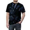 thumbnail image 5 of ElevatedCity MatrixBlue2one AOP Cut & Sew Tee, 5 of 7