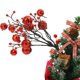 thumbnail image 2 of Farfi Navidad flores hechas por el hombre brillan para aumentar la atmósfera espuma decorativa decoración de Navidad portátil lentejuelas decorativas de Navidad vívidas flores de imitación de flo, 2 of 5