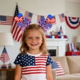 thumbnail image 6 of SLYNSHome 4th of July Headband Party Supplies Independence Day Hair Accessories Patriotic Hair Decoration, 6 of 9