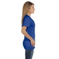 thumbnail image 4 of Hanes Ladies' 4.5 oz., 100% Ringspun Cotton nano-T V-Neck T-Shirt - S04V, 4 of 4