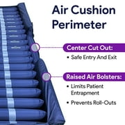 Proheal Bariatric True Low Air Loss Alternating Pressure Air Mattress with Pump & Side Air Perimeter - 42” x 80” x 8/11