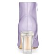 thumbnail image 4 of Unique Bargains Women's Clear Heel Pointed Toe Block Heel Ankle Boots, 4 of 7