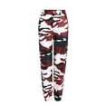 thumbnail image 3 of Baqcunre Cargo Pants Women Ladies Casual Leggings Camouflage Workwear Denim Casual Pants Harem Pants Womens Jeans Women'S Pants Red L, 3 of 6