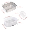 thumbnail image 3 of Fast Heating Food container Dinnerware Food Warmer 12V 220V EU Plug Electric Heated Lunch Box Travel Car Work Heating Bento Box 12V, 3 of 6