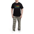 thumbnail image 5 of CafePress - Rainbow American Flag Pajamas - Men's Dark Loose Fit Cotton Pajama Set, 5 of 7