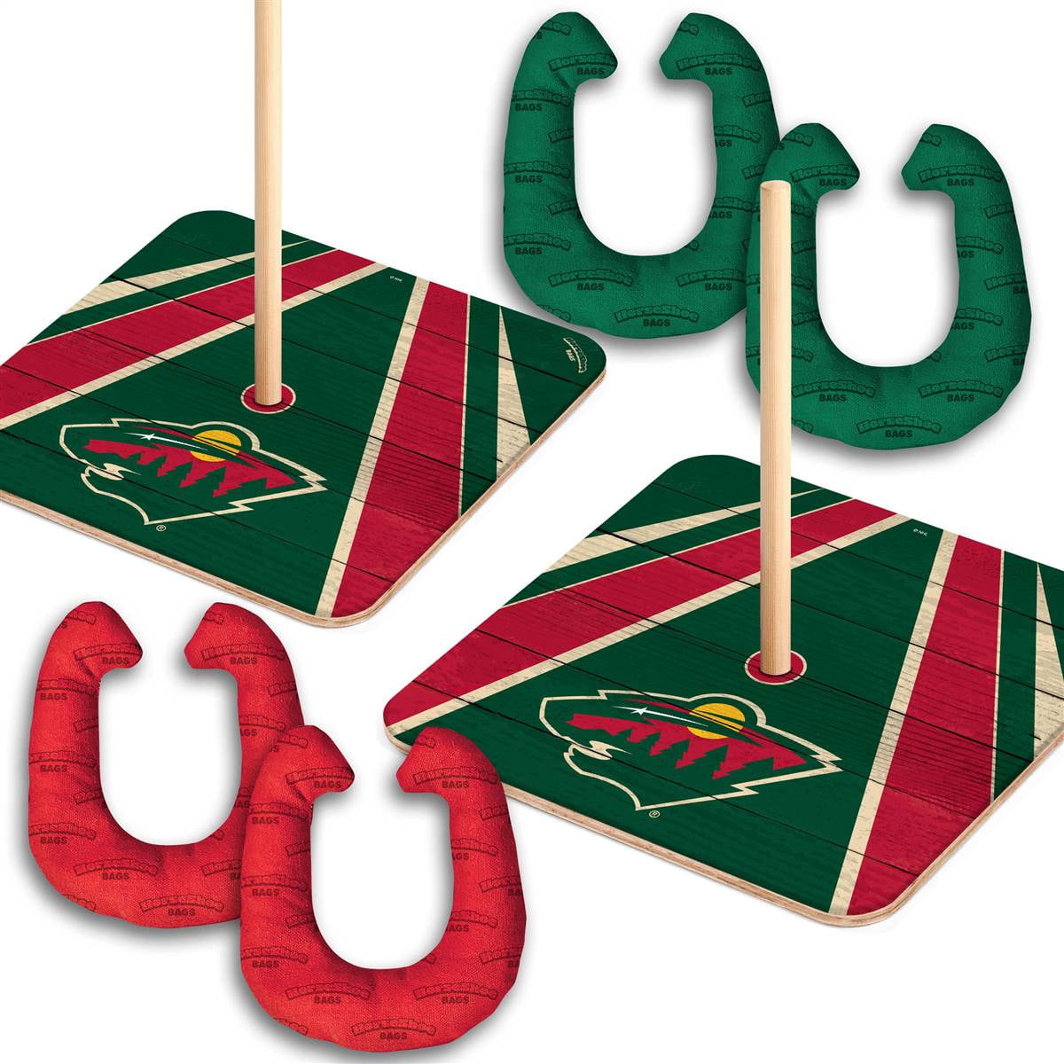 YouTheFan NHL Minnesota Wild HorseShoe Bags