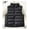 Black#1, variant on Fesfesfes Puffer Vest for Women Mock Neck Vest Solid Color Outerwear Vest Winter Warm Vest Sleeveless Jacket Fall