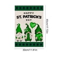 thumbnail image 3 of Cheapark St. Patrick's Day Home Garden Flag Shamrocks Decorative Printed for Outdoor Holiday Decoration Green, 3 of 6