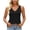 Black, variant on Women's Wool Blend Slim Fit Sweaters Double V-Neck All-Season Tank Army Green,XL