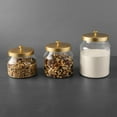 thumbnail image 2 of Thyme & Table 3-Piece Glass Jar Set, 2 of 5