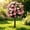 Pink, variant on Artificial Flowers for Outdoor with Ground Spikes, UV-Resistant Faux Plants, Colorful Spring Summer Faux Floral for Garden Patio Yard Pathway Porch Decoration