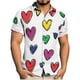 thumbnail image 1 of Blusa y camisa de manga corta con cuello vuelto para hombre, blusa informal de moda con cuello vuelto, blusa estampada de manga corta con botones, blusa de poliéster para hombre, 1 of 6