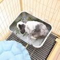thumbnail image 4 of Stainless Steel Sifting Litter Box for Rabbit (M), 4 of 6